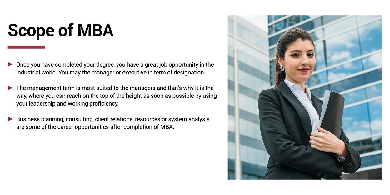 Scope of MBA